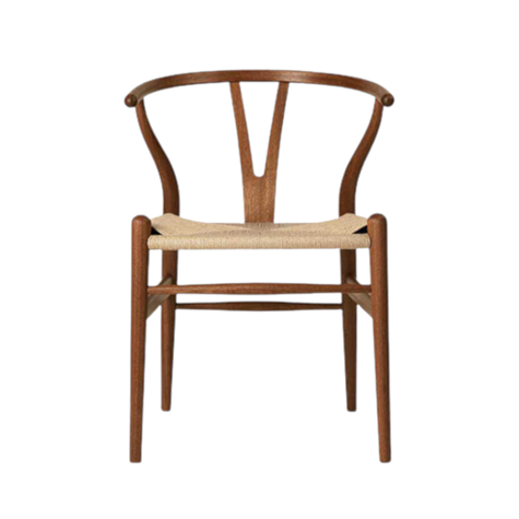 Carl Hansen & Søn Y-stolen CH24 af Hans J. Wegner, mahogni og natur felt