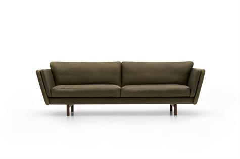 Mogens Hansen Grasp XL Sofa Olive 14 læder 