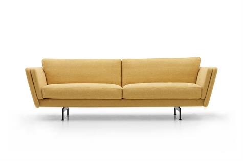 Mogens Hansen Grasp XL Sofa Gul Hallingdal 407 stof 